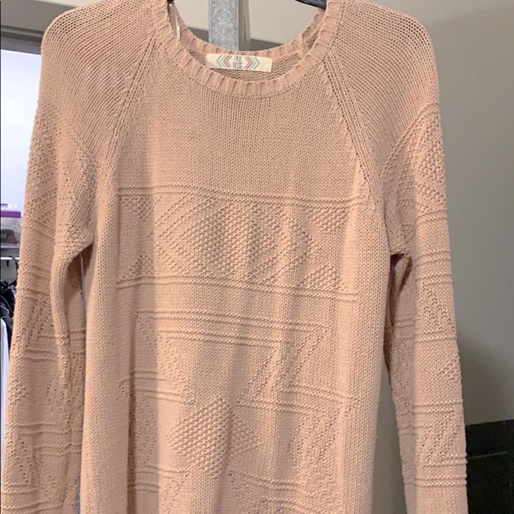 Light pink-ish nude color sweater